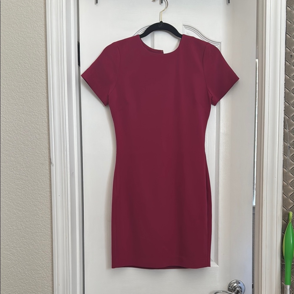 Likely Red Sheath Mini Dress for Cocktail